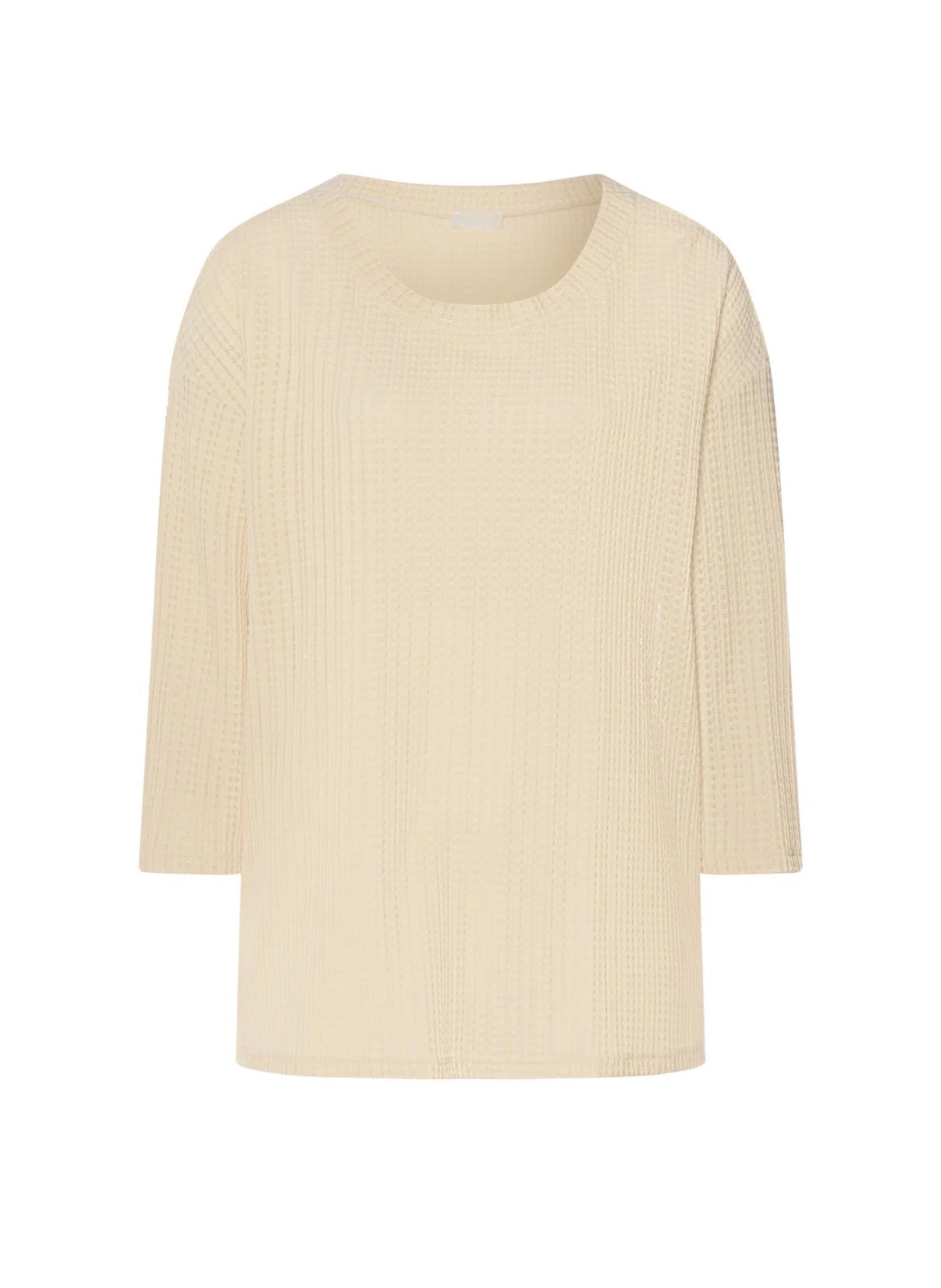 Summer knit t-shirt 3/4 ærme - Oyster Gray