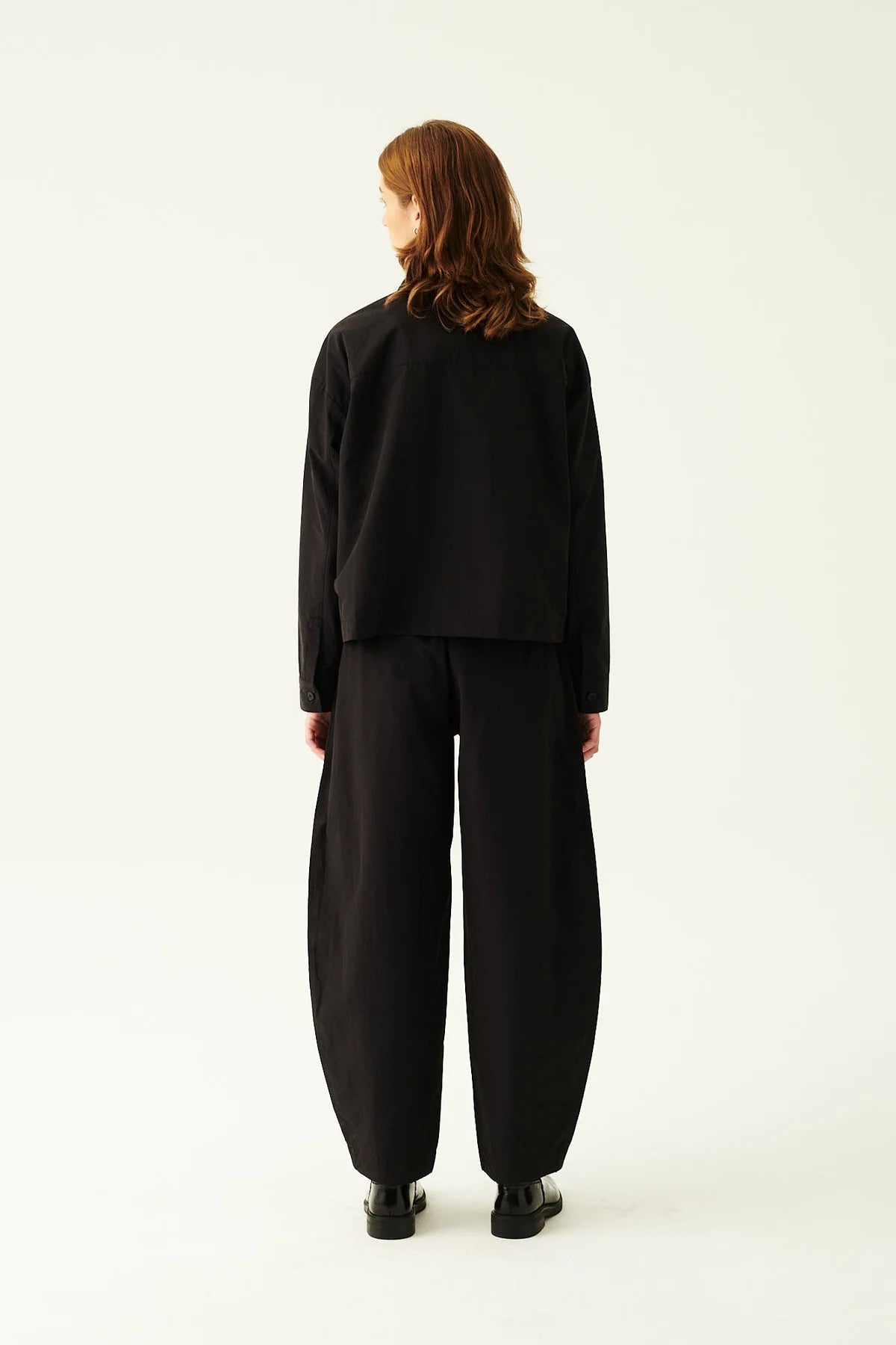 Celeste cotton tech jacket - black
