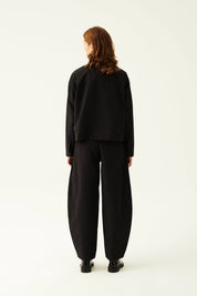 Celeste cotton tech jacket - black