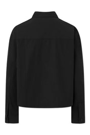 Celeste cotton tech jacket - black