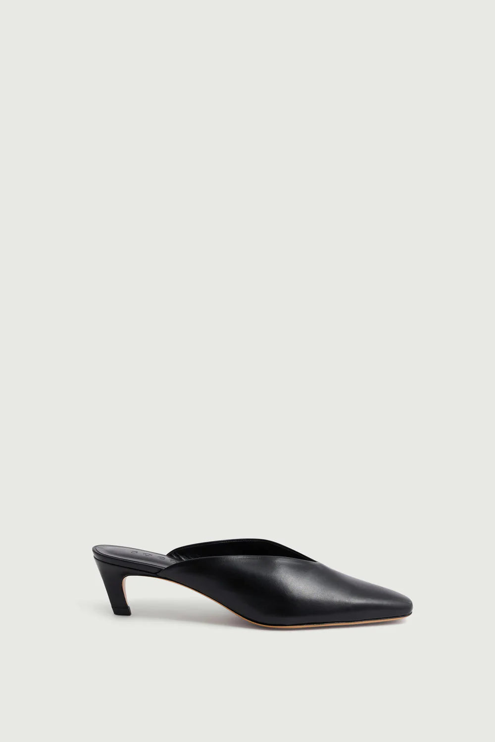 Amalie leather mules - black