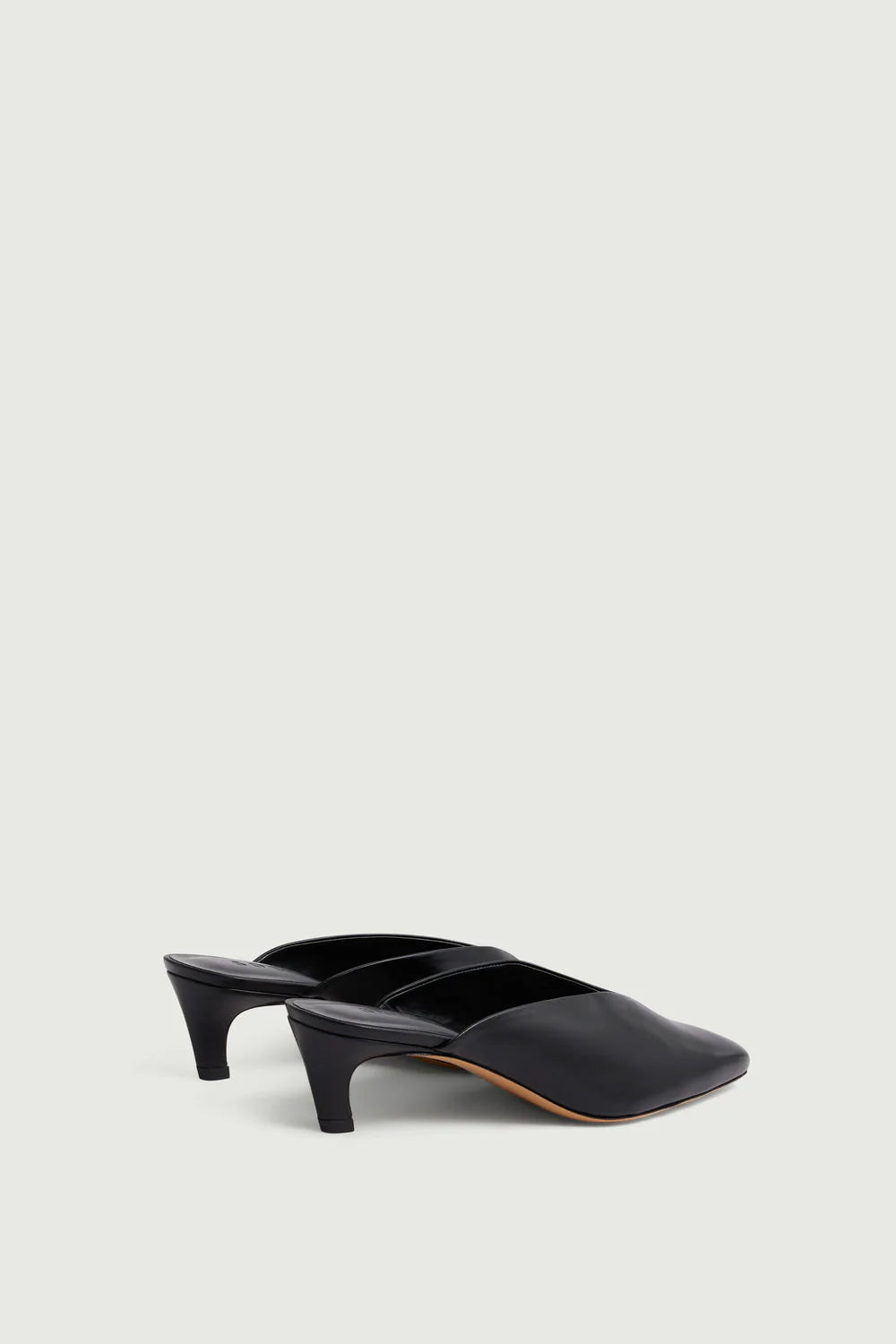 Amalie leather mules - black