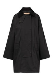 Cimana recyckled heavy trenchjacket - Black