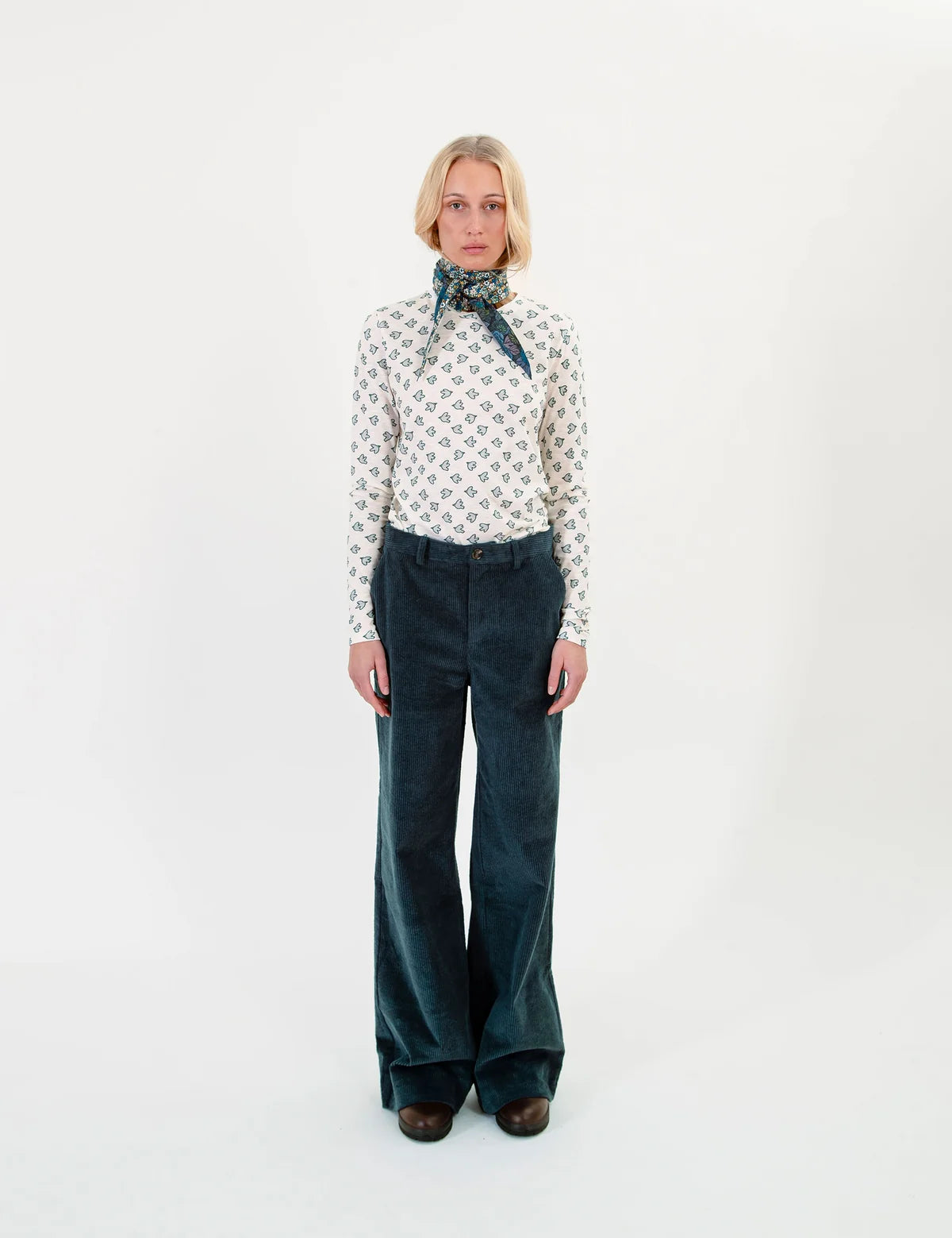 Cinna langærmet tee - Lou bird