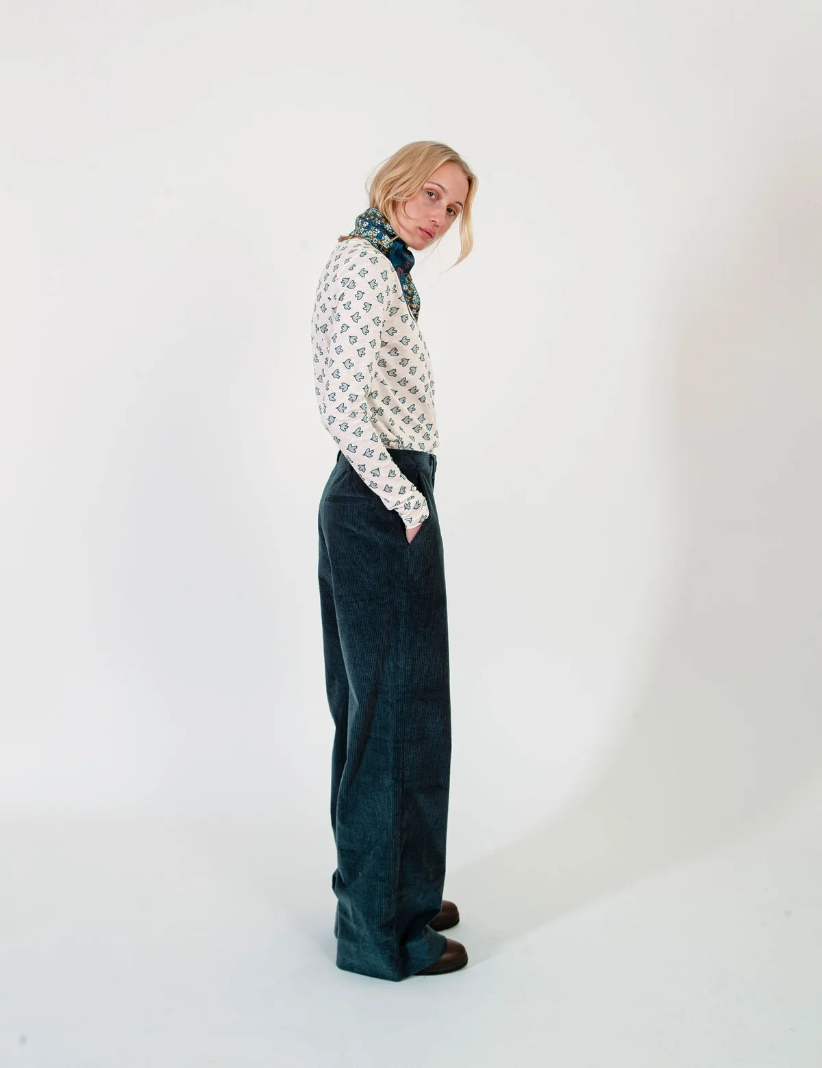 Cinna langærmet tee - Lou bird