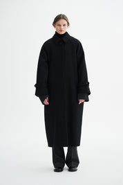 Caro wool coat - Black