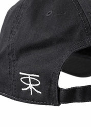 Rue de Tokyo chino cotton twill cap - black