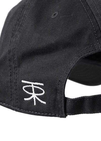 Rue de Tokyo chino cotton twill cap - black