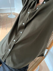 Hybrid wool shirt