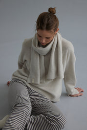 ESCleo Knit Scarf - Nacreous Clouds Mélange