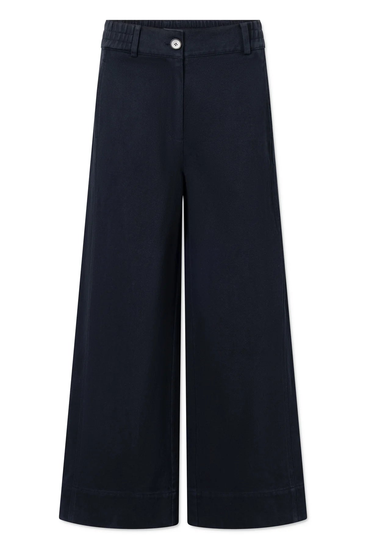 Plum faded twill pants