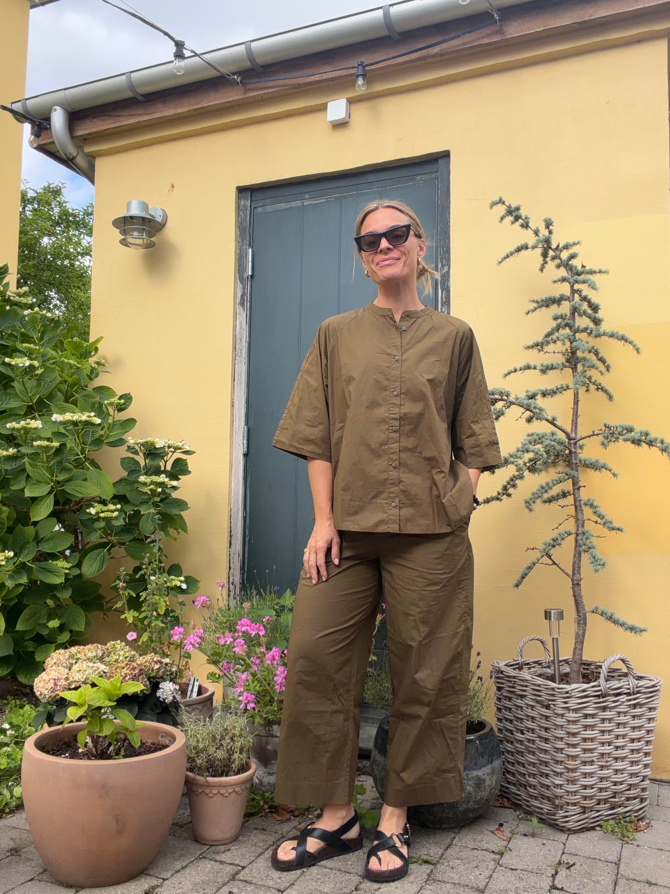 Abu Dhabi skjorte - Military olive
