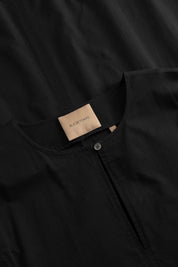 Dafne modal poplin dress - Black