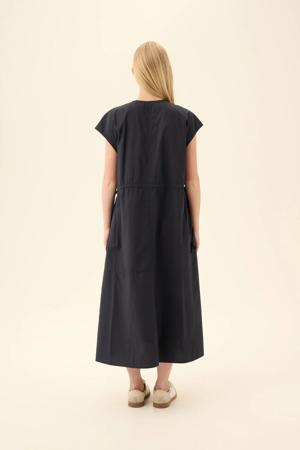 Dalila GMTD poplin dress - Dark navy