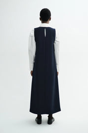 Danna crepe georgette dress - navy