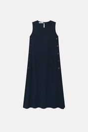 Danna crepe georgette dress - navy