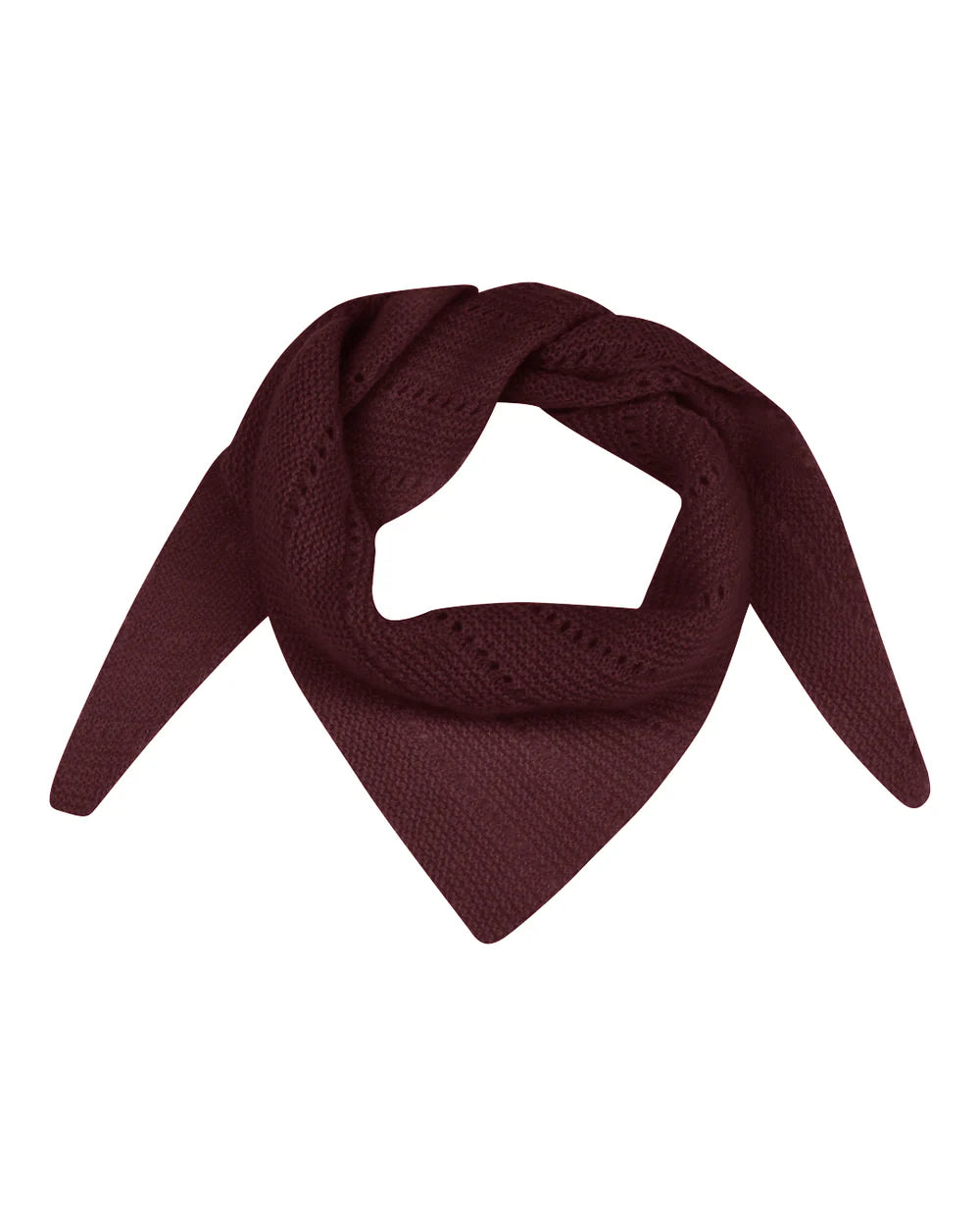 Cashmere tørklæde, small - Red mahogany