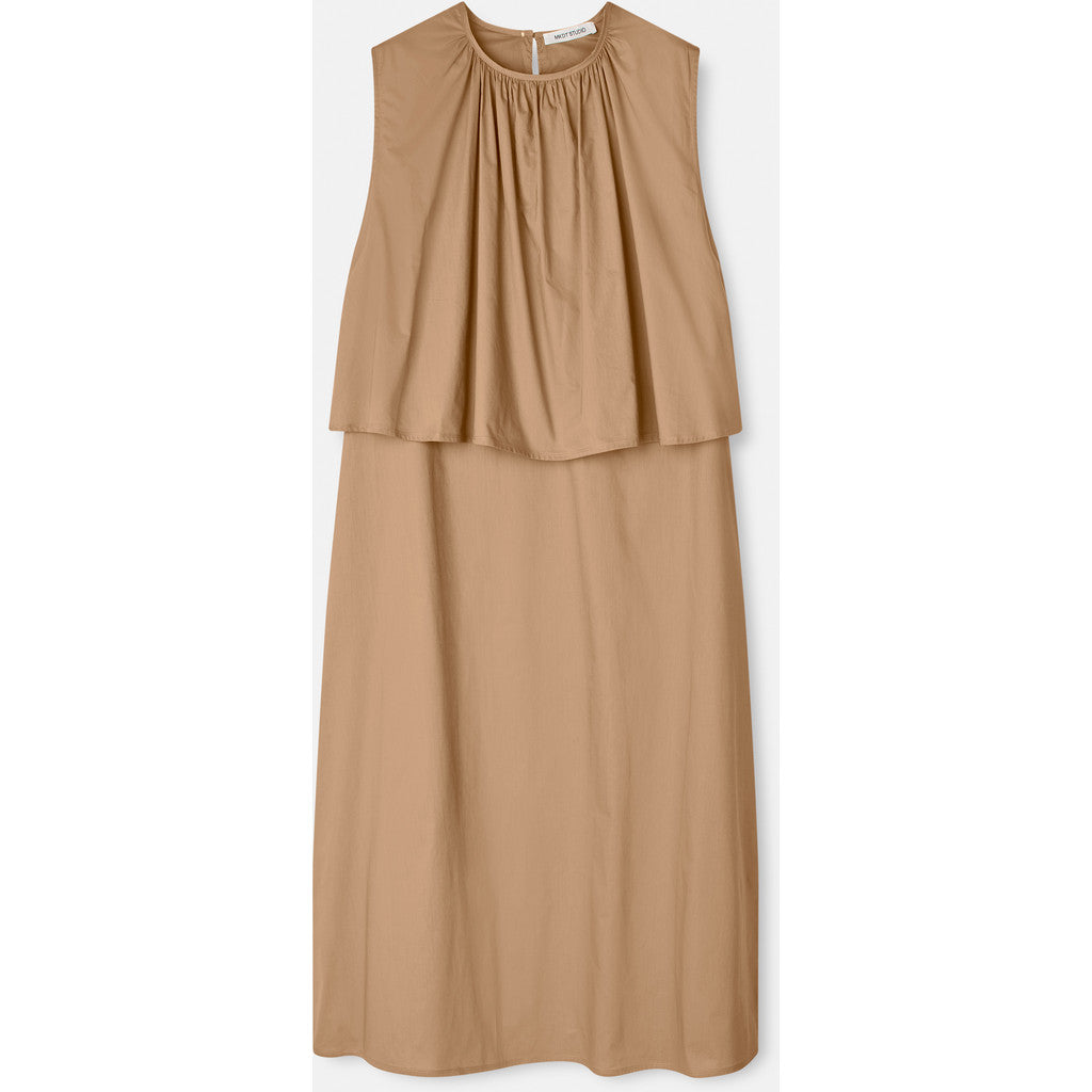 Dorea sheer cotton dress - Taupe