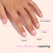 Active Glow neglelak - Blueberry