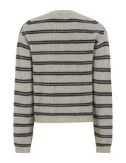 ESFiro cardigan - Pure cashmere stripe