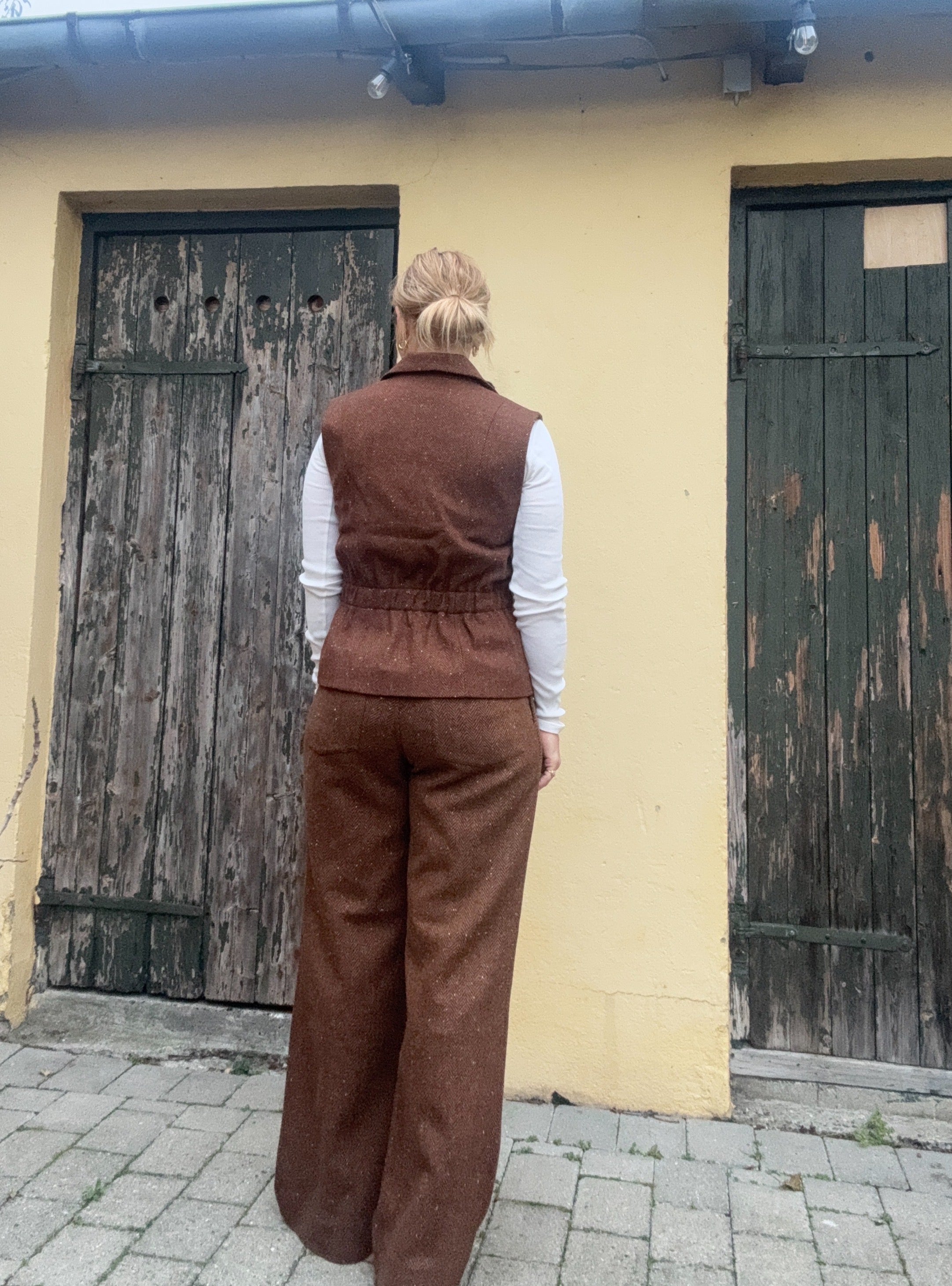 Russel pants - Rust melange