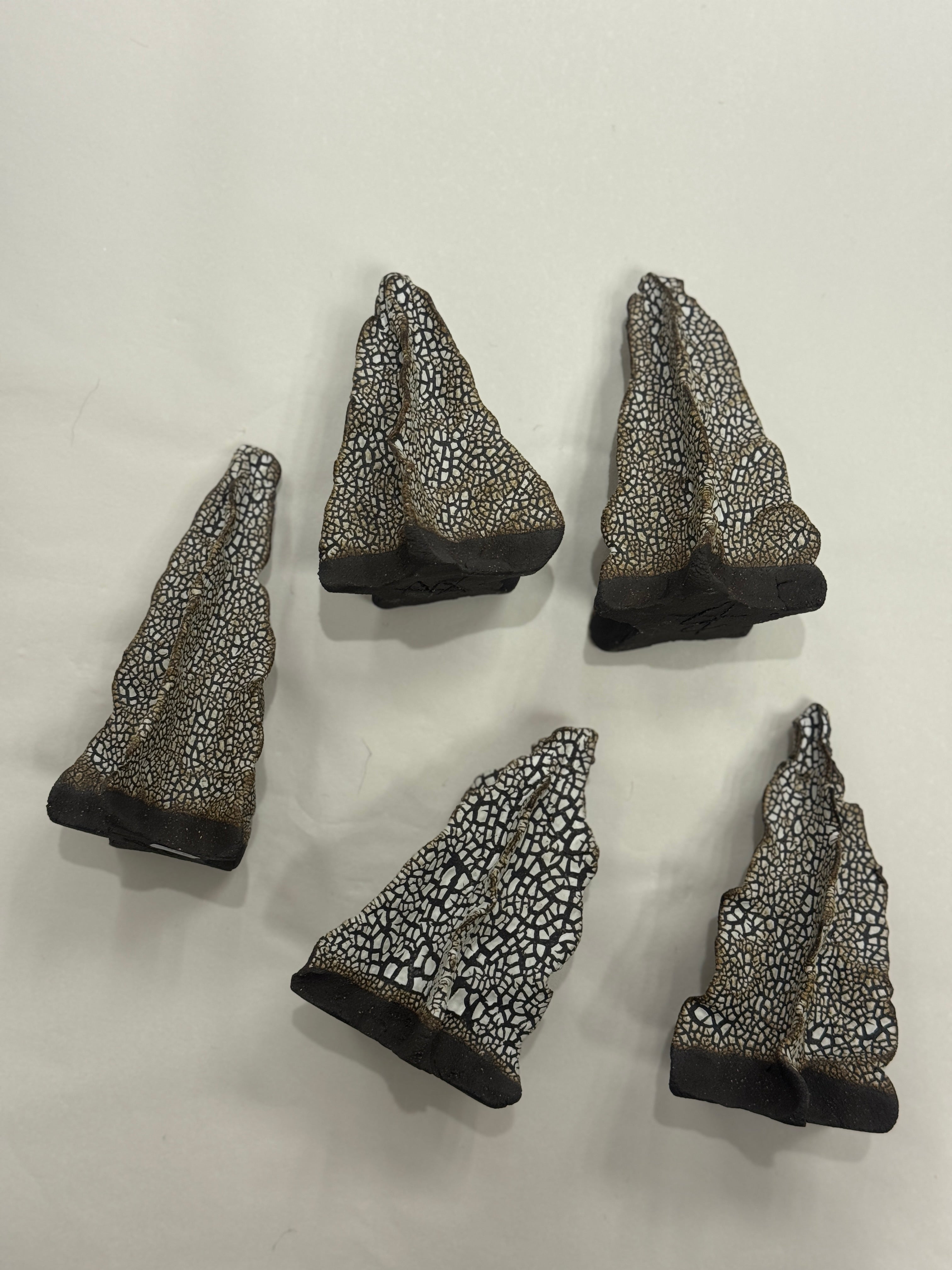 Keramik juletræ - sort