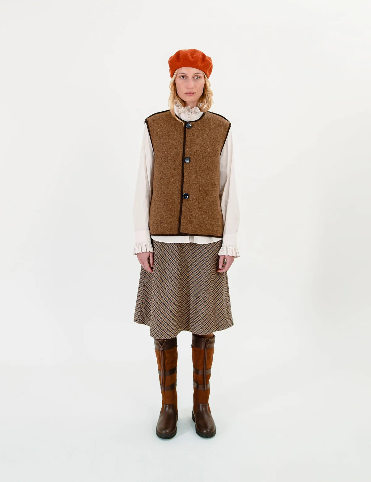 Runa vendbar vest - double wool