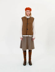 Runa vendbar vest - double wool