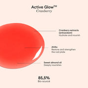 Active Glow neglelak - Cranberry