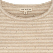 ESBloom Stripe 2/4 T-shirt GOTS - Buttercream