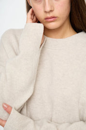 ESCleo O-neck Knit - Nacreous Clouds Mélange