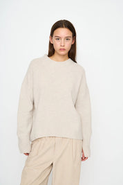 ESCleo O-neck Knit - Nacreous Clouds Mélange