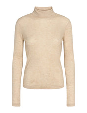 ESEllia Roll Neck Top - Wood Ash Mélange