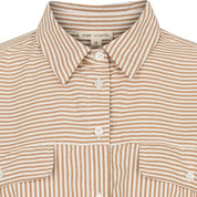 ESHella Shirt GOTS - Brown Stripe