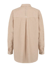 ESHella Shirt GOTS - Brown Stripe