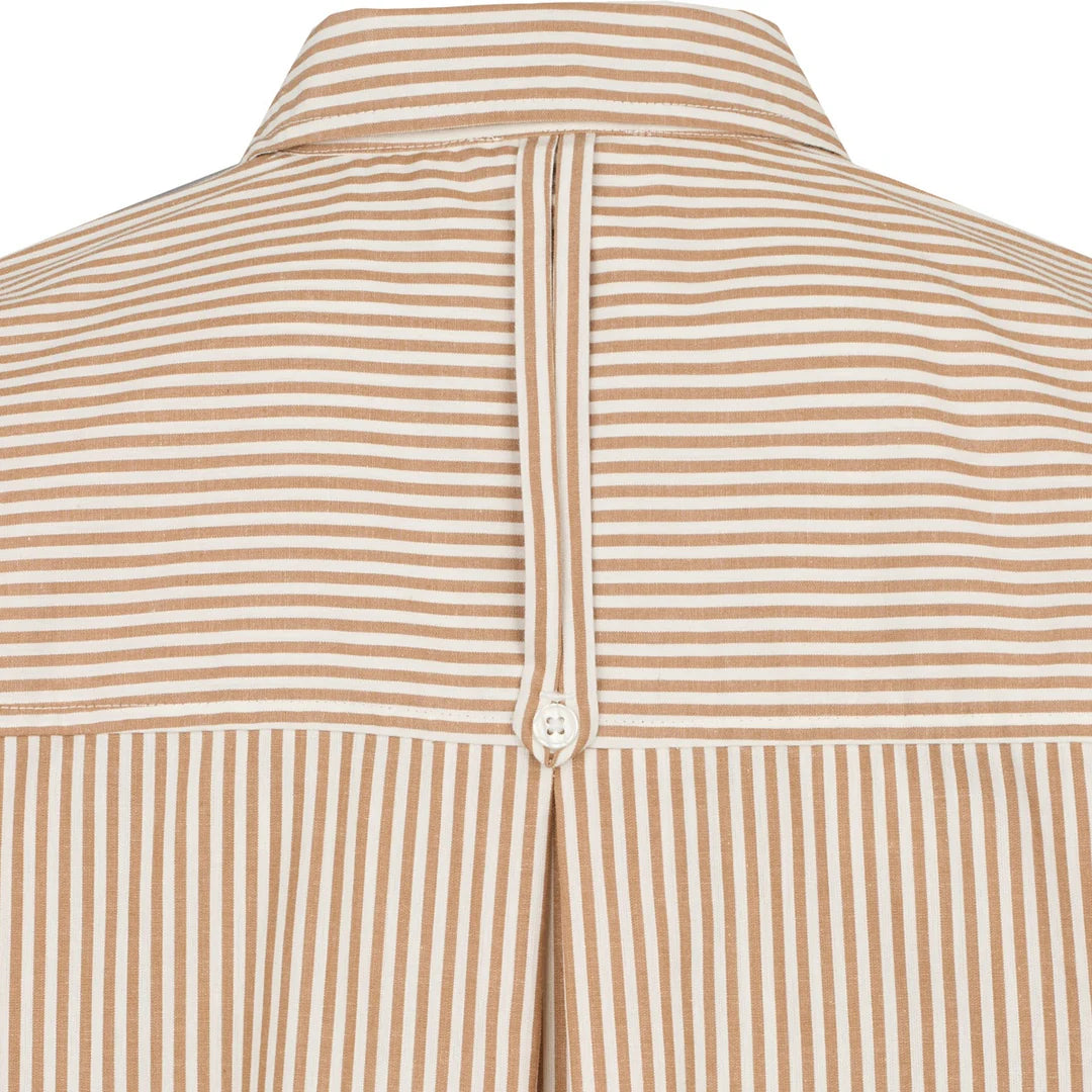 ESHella Shirt GOTS - Brown Stripe