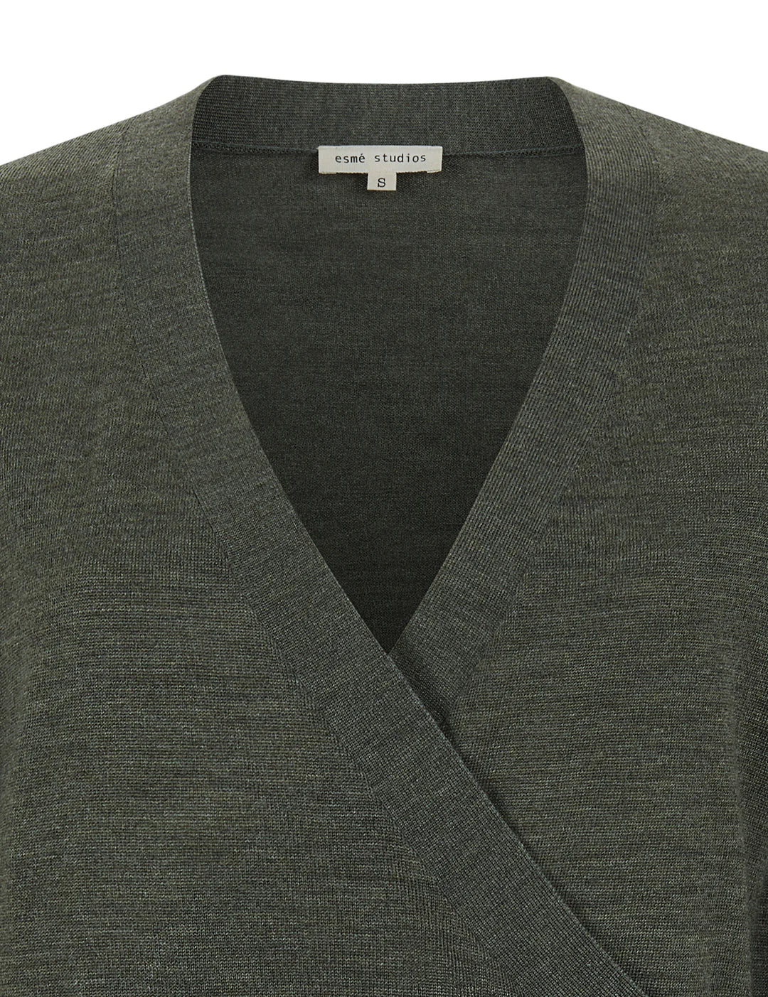 ESJill knit wrap top - Forrest night