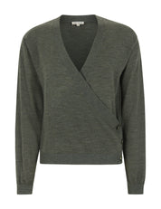 ESJill knit wrap top - Forrest night