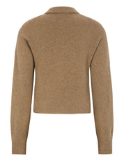 ESJutta Knit Polo - Brown