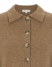 ESJutta Knit Polo - Brown