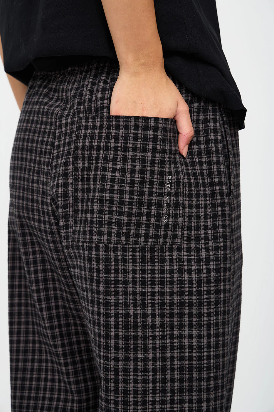 ESValdis Pants - Black Check
