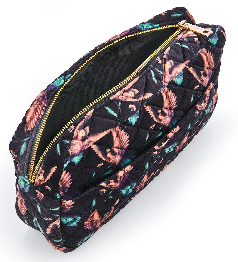 Beauty Bag - Black hummingbird