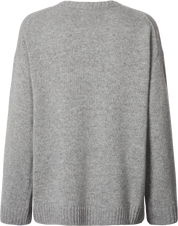 Emely lambswool knit - Grey melange