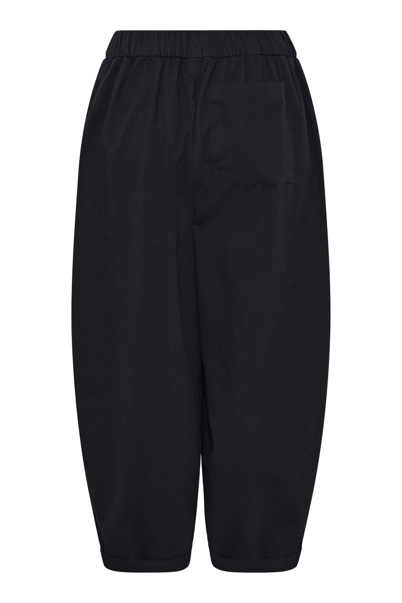 Flora barrel pant - black