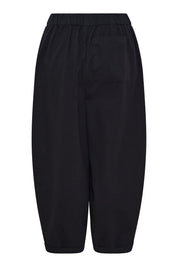 Flora barrel pant - black