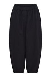 Flora barrel pant - black