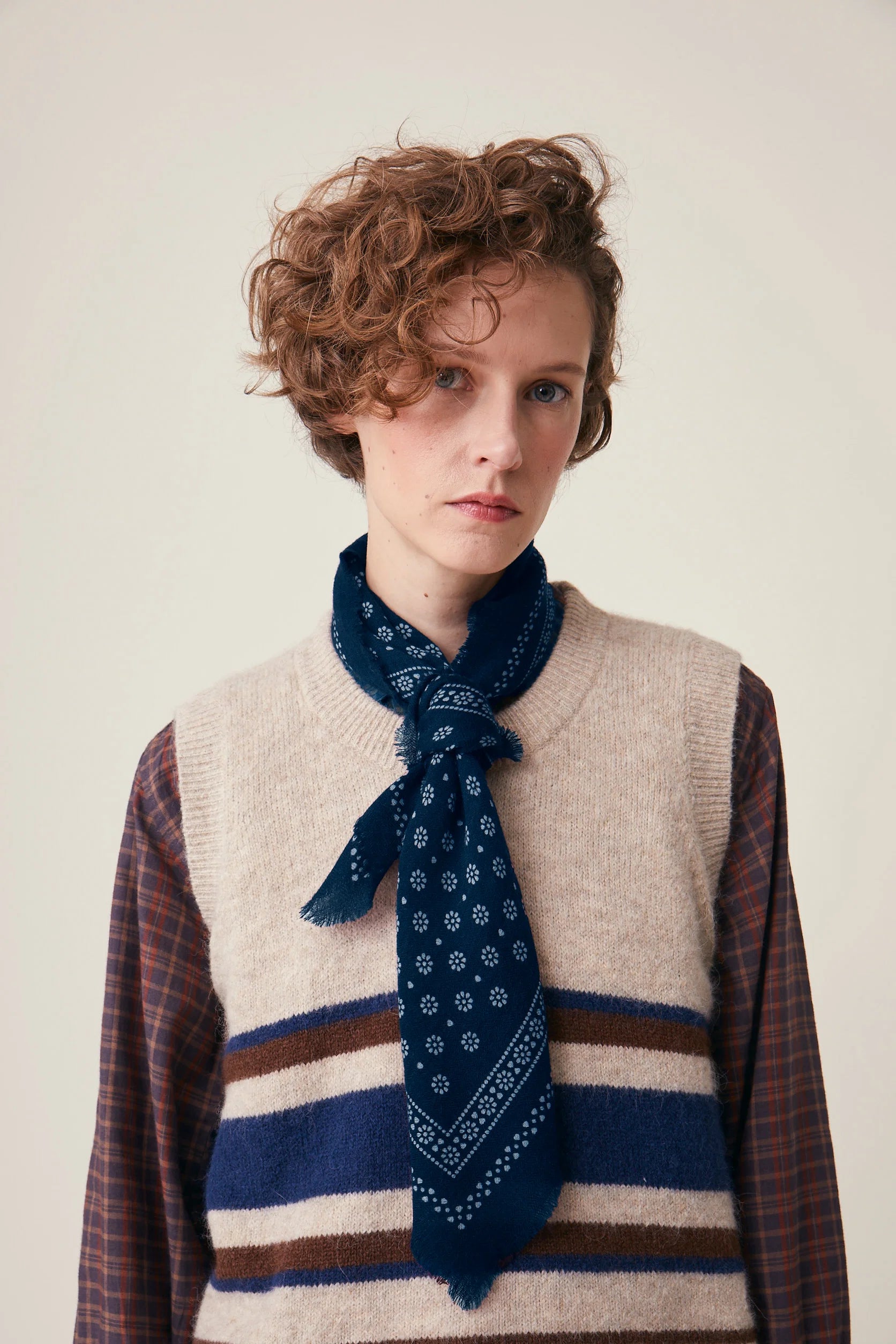 Olaf Scarf N°676 - Magic blue