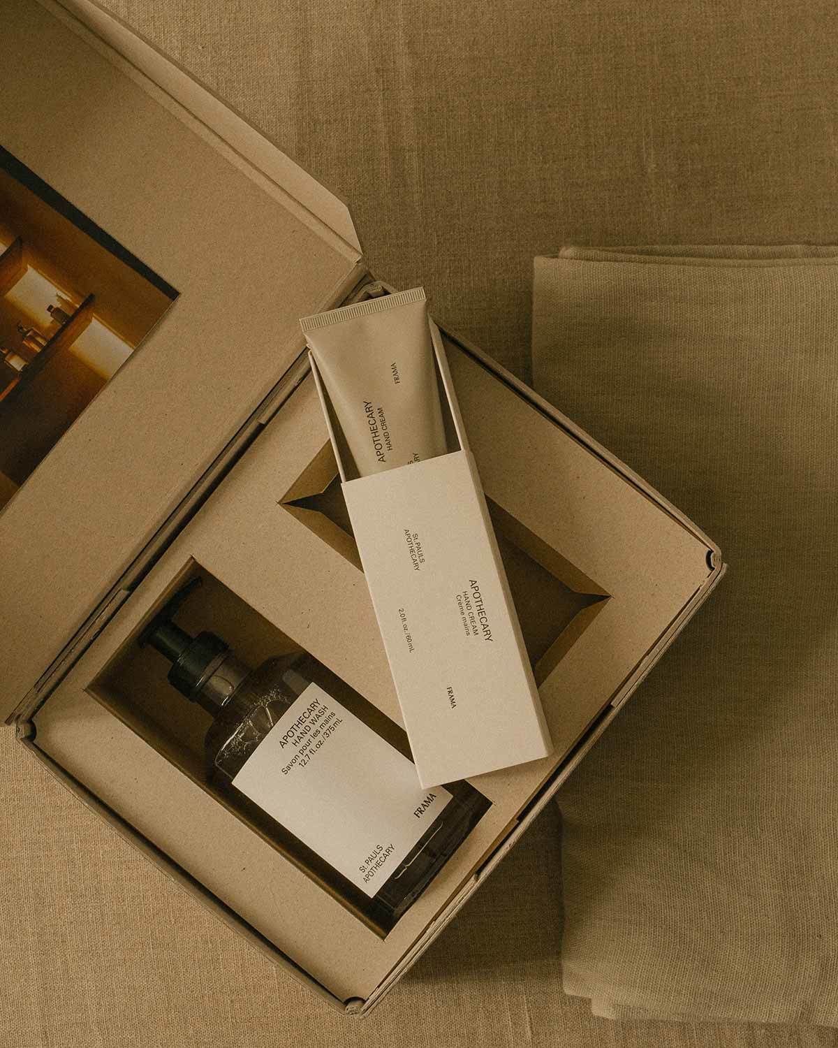 Gaveæske: Håndsæbe + håndcreme | Apothecary