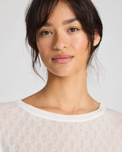 Fermi silk top - off white