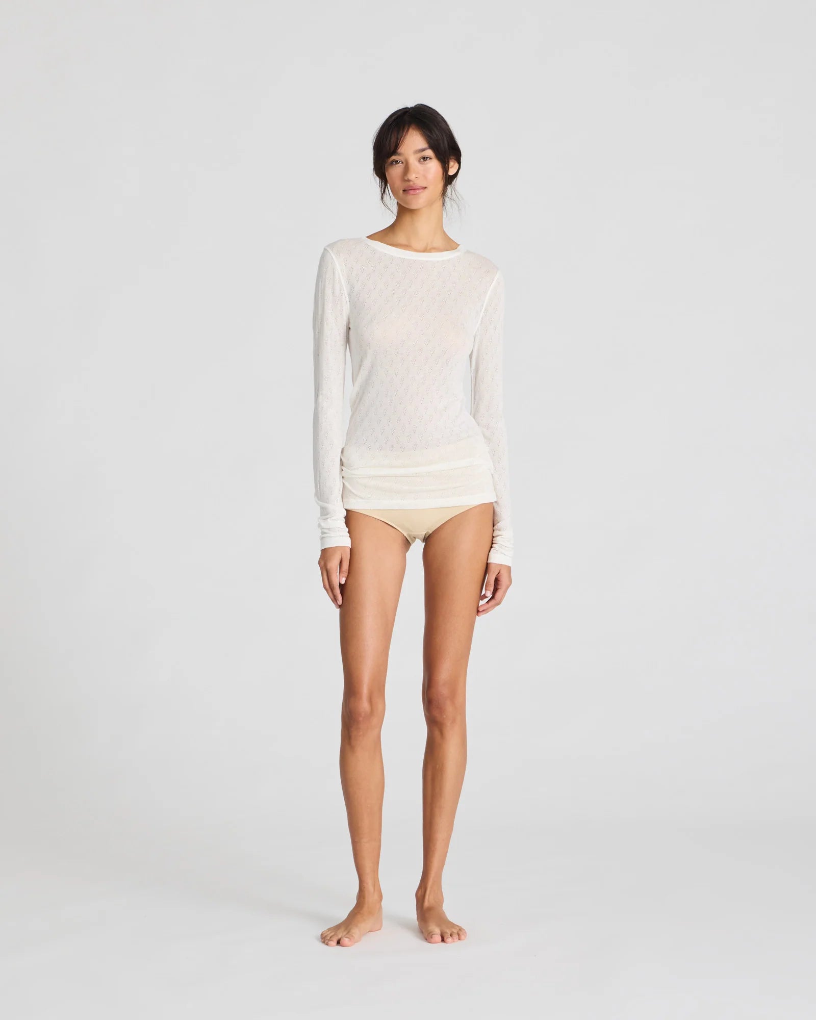 Fermi silk top - off white